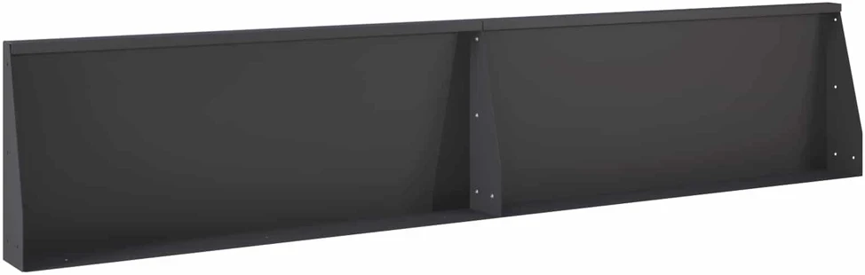 Sienelė 8 vnt. 300 x 100 x 30 cm Plienas Juoda