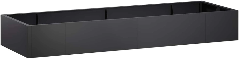 Sienelė 8 vnt. 300 x 100 x 30 cm Plienas Juoda