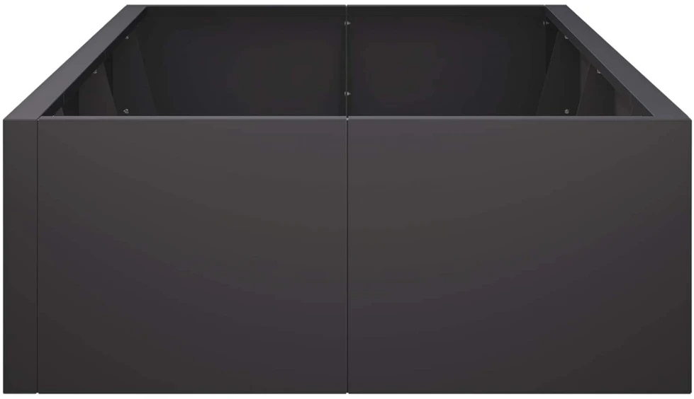 Sienelė 8 vnt. 300 x 100 x 30 cm Plienas Juoda
