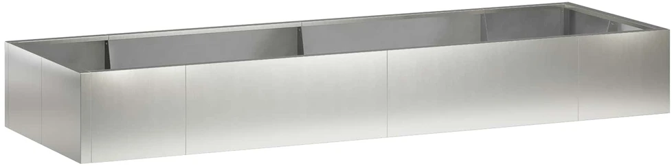 Sienelė 8 vnt. 300 x 100 x 40 cm Nerūdijantis plienas Sidabrinė