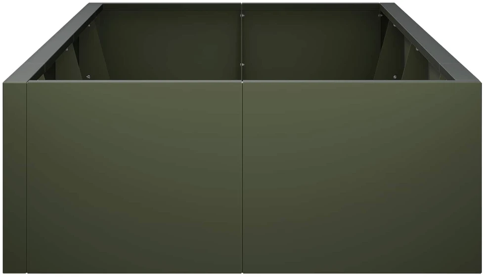 Sienelė 8 vnt. 300 x 100 x 40 cm Plienas Alyvuogių žalia