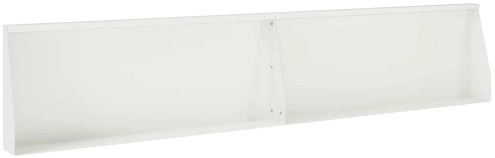 Sienelė 8 vnt. 300 x 100 x 40 cm Plienas Balta