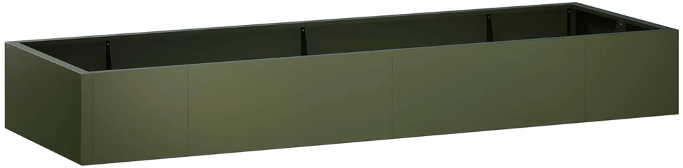 Sienelė 8 vnt. 300 x 100 x 40 cm Plienas Alyvuogių žalia