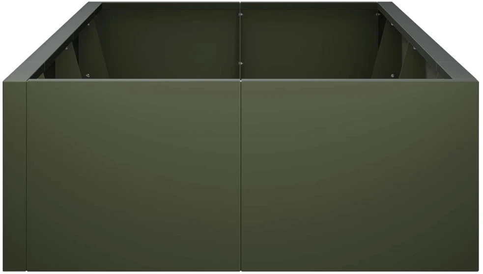 Sienelė 8 vnt. 300 x 100 x 40 cm Plienas Alyvuogių žalia