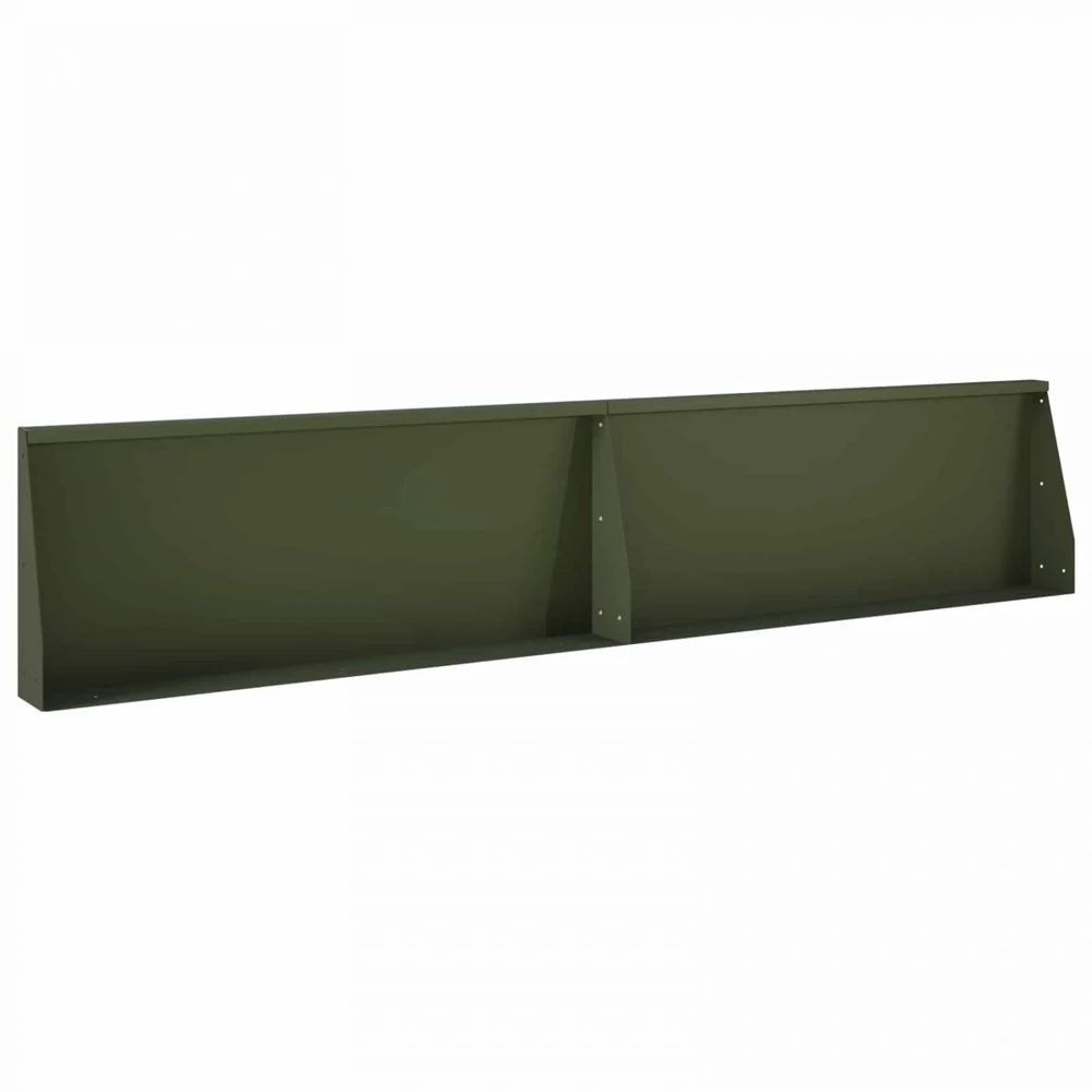 Sienelė 8 vnt. 300 x 100 x 40 cm Plienas Alyvuogių žalia
