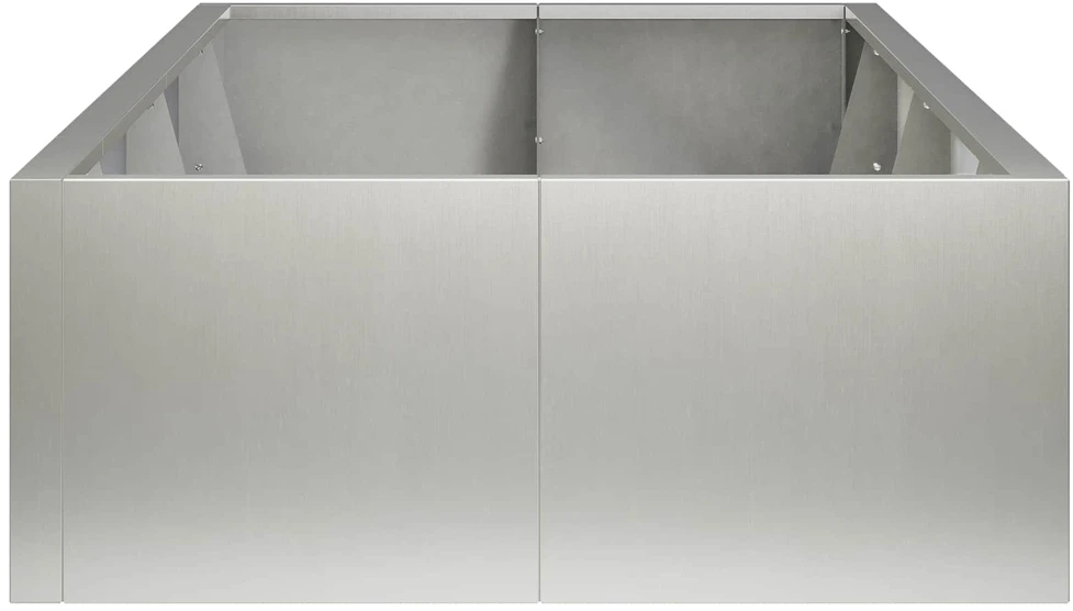Sienelė 8 vnt. 300 x 100 x 50 cm Nerūdijantis plienas Sidabrinė