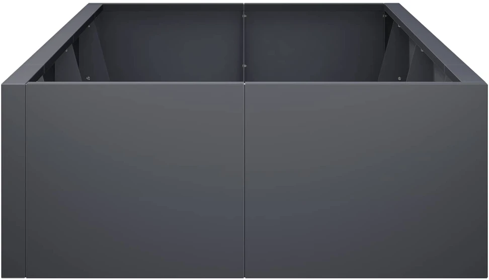Sienelė 8 vnt. 300 x 100 x 50 cm Plienas Antracito
