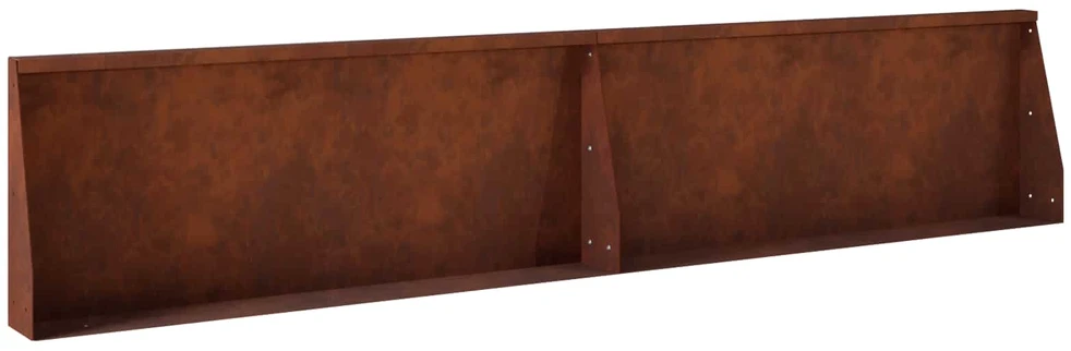 Sienelė 8 vnt. 300 x 100 x 50 cm Rūdijanti