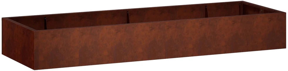 Sienelė 8 vnt. 300 x 100 x 50 cm Rūdijanti