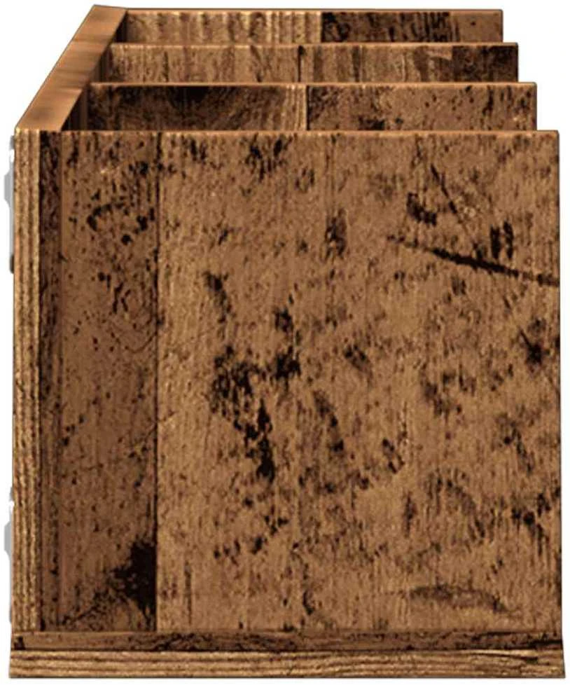 Sieninė CD lentyna, medienos, 75x18x18cm, apdirbta mediena