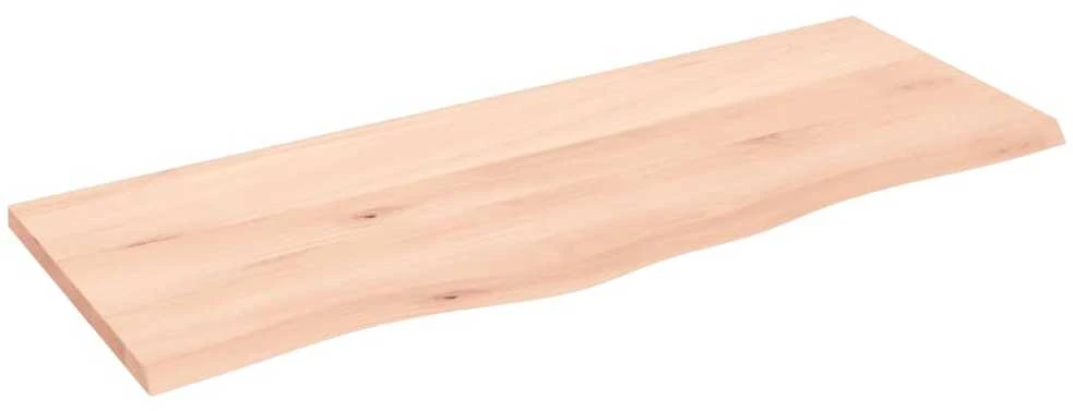 Sieninė lentyna, 100x40x2cm, neapdorotas ąžuolo masyvas