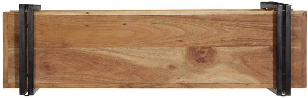Sieninė lentyna, 110x33x45cm, akacijos medienos masyvas