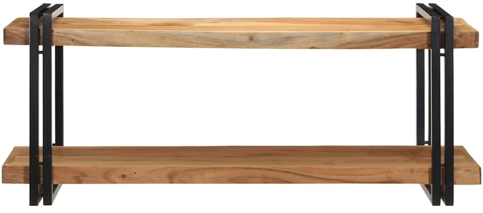 Sieninė lentyna, 110x33x45cm, akacijos medienos masyvas