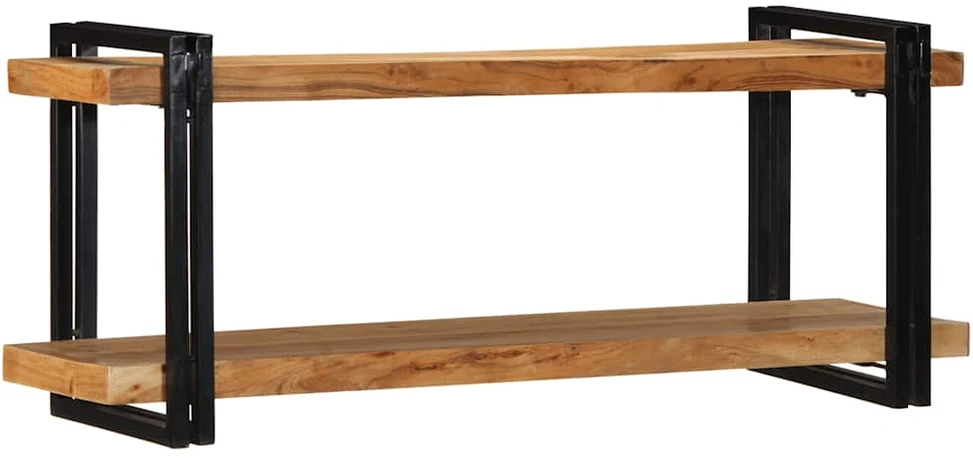 Sieninė lentyna, 110x33x45cm, akacijos medienos masyvas