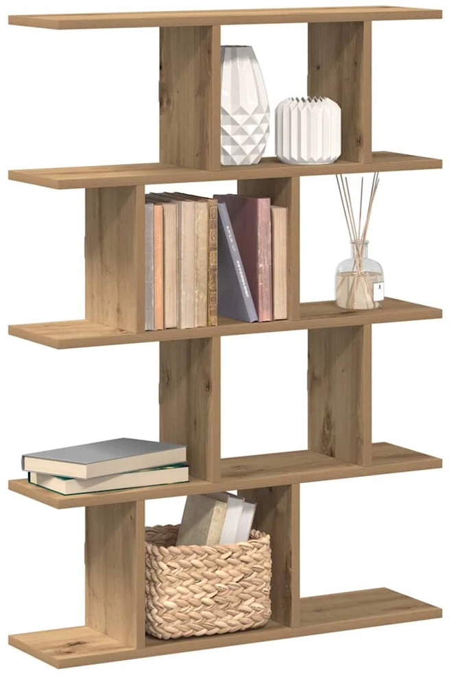 Sieninė lentyna, 12 skyrių, artisano, mediena, kubo formos