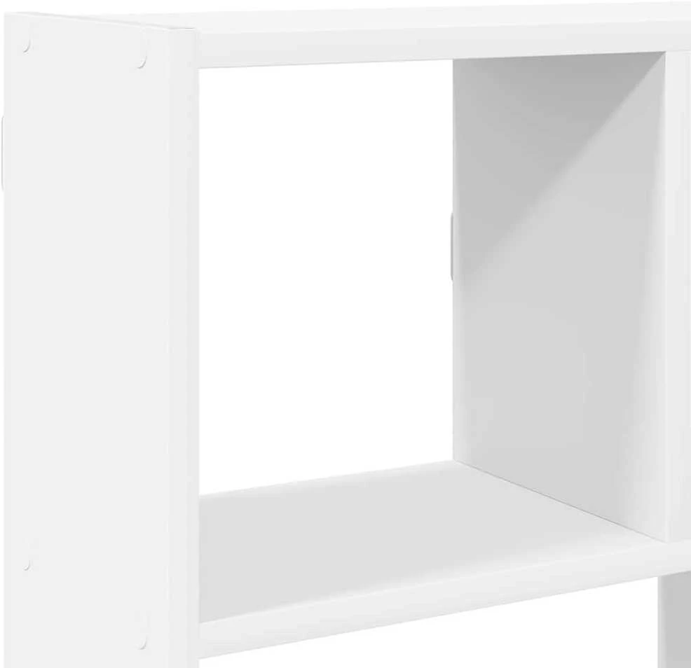 Sieninė lentyna, 12 skyrių, baltos, mediena, kubo formos