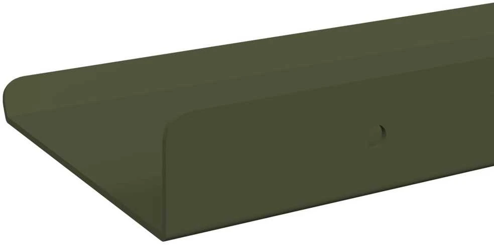 Plūduriuojanti lentyna 2 vnt. Alyvuogių žalia 60 x 8,5 x 2,5 cm