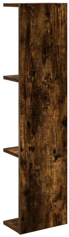 Sieninė lentyna 2 vnt. Dūminio ąžuolo 22 x 15 x 100 cm