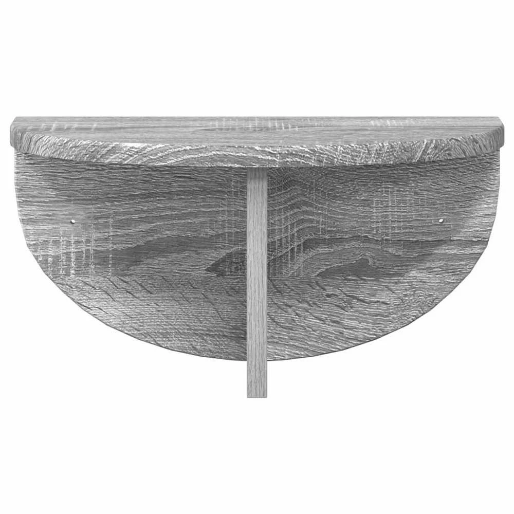 Sieninė lentyna 2 vnt. Pilkas Sonoma 38 x 19 x 19 cm