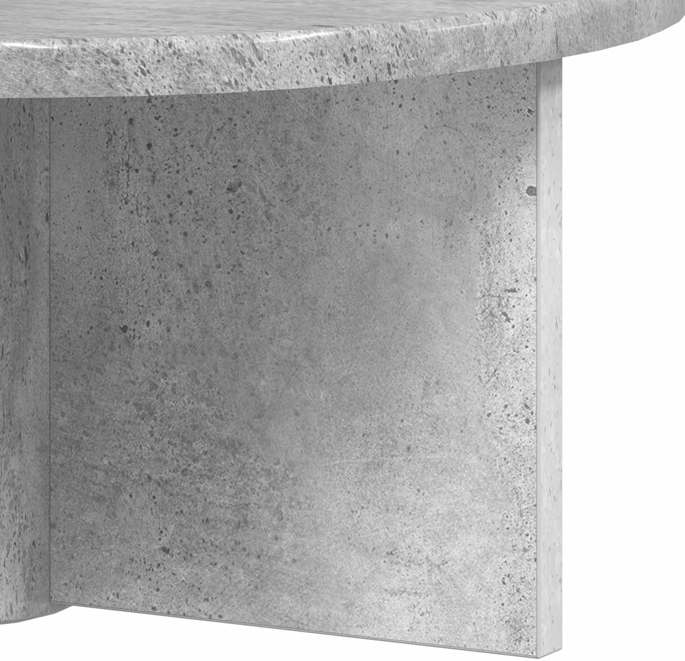 Sieninė lentyna 2 vnt. Betono pilka 38 x 19 x 19 cm