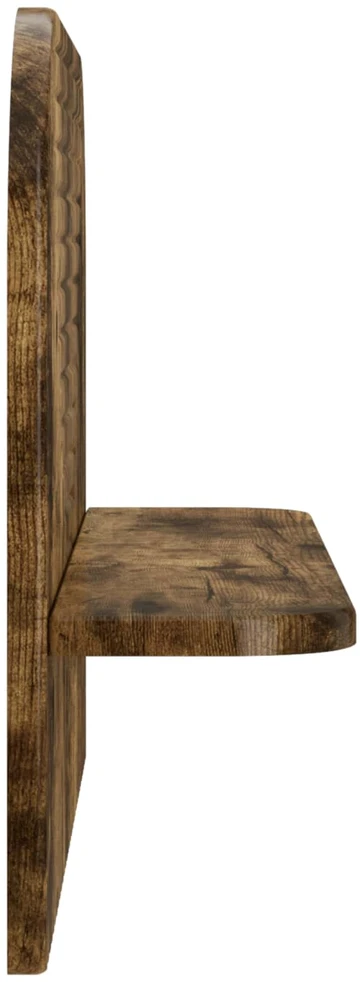 Sieninė lentyna 2 vnt. Dūminio ąžuolo 60 x 13.5 x 37.5 cm