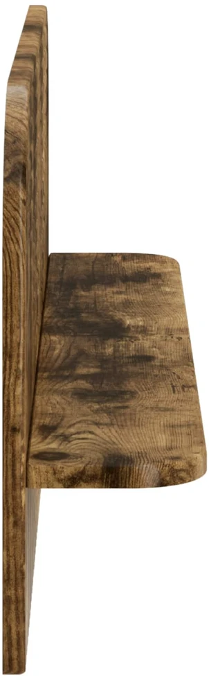 Sieninė lentyna 2 vnt. Dūminio ąžuolo 80.5 x 13.5 x 37.5 cm