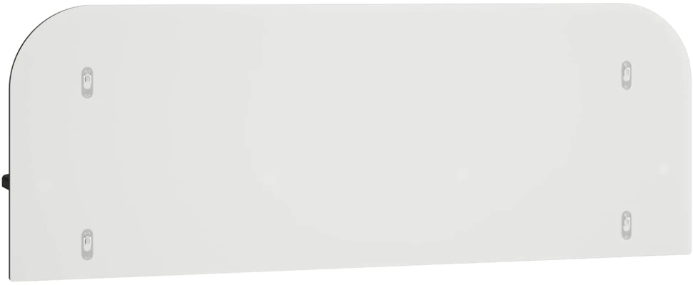 Sieninė lentyna 2 vnt. Juoda 102 x 13,5 x 37,5 cm