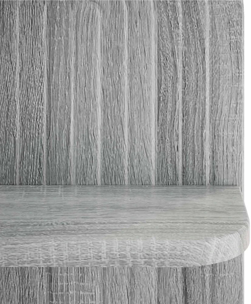 Sieninė lentyna 2 vnt. Pilka Sonoma 23 x 13,5 x 37,5 cm