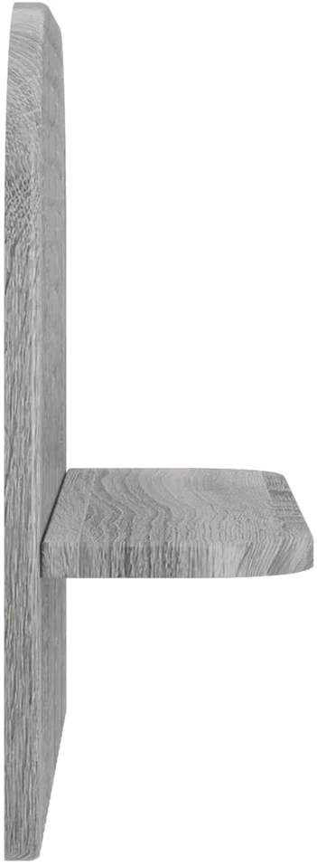 Sieninė lentyna 2 vnt. Pilka Sonoma 41 x 13,5 x 37,5 cm