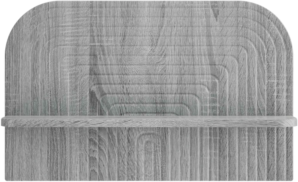 Sieninė lentyna 2 vnt. Pilka Sonoma 60 x 13.5 x 37.5 cm