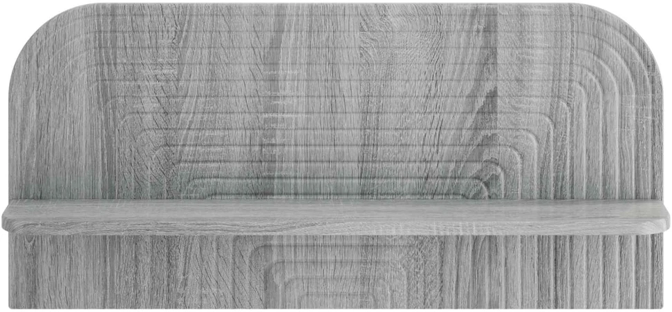 Sieninė lentyna 2 vnt. Pilka Sonoma 80,5 x 13,5 x 37,5 cm