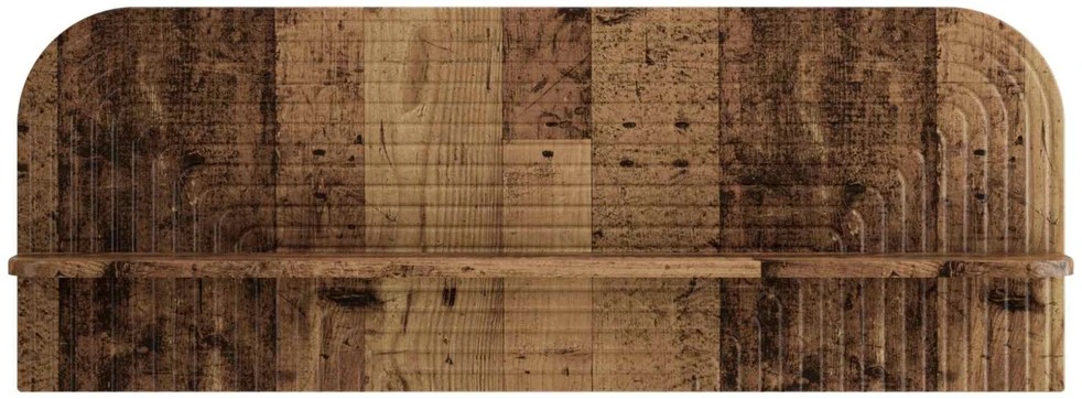 Sieninė lentyna 2 vnt. Sendintos medienos 102 x 13,5 x 37,5 cm