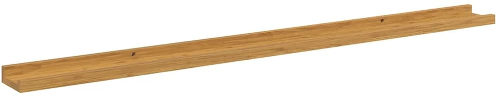 Sieninė lentyna 2 vnt. Smėlio 115 x 9 x 3 cm Apdirbta mediena