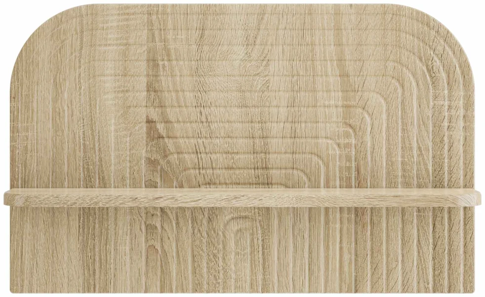 Sieninė lentyna 2 vnt. Sonoma ąžuolas 60 x 13.5 x 37.5 cm