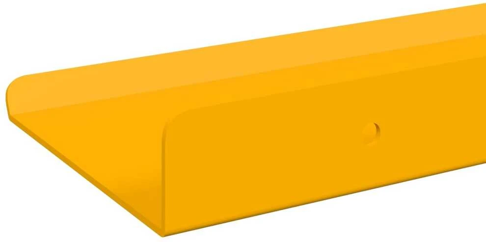 Plūduriuojanti lentyna 4 vnt. Garučių geltona 60 x 8,5 x 2,5 cm