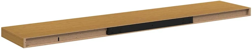 Sieninė lentyna 4 vnt. Smėlio 120 x 23,5 x 3,8 cm
