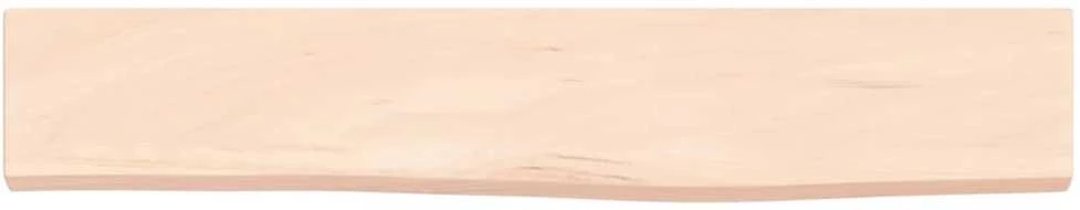 Sieninė lentyna, 60x10x2cm, neapdorotas ąžuolo medienos masyvas