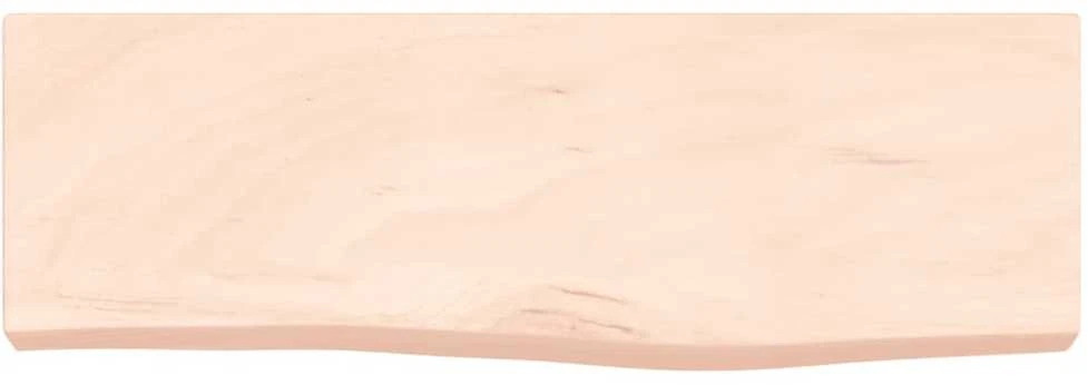 Sieninė lentyna, 60x20x6cm, neapdorotas ąžuolo masyvas
