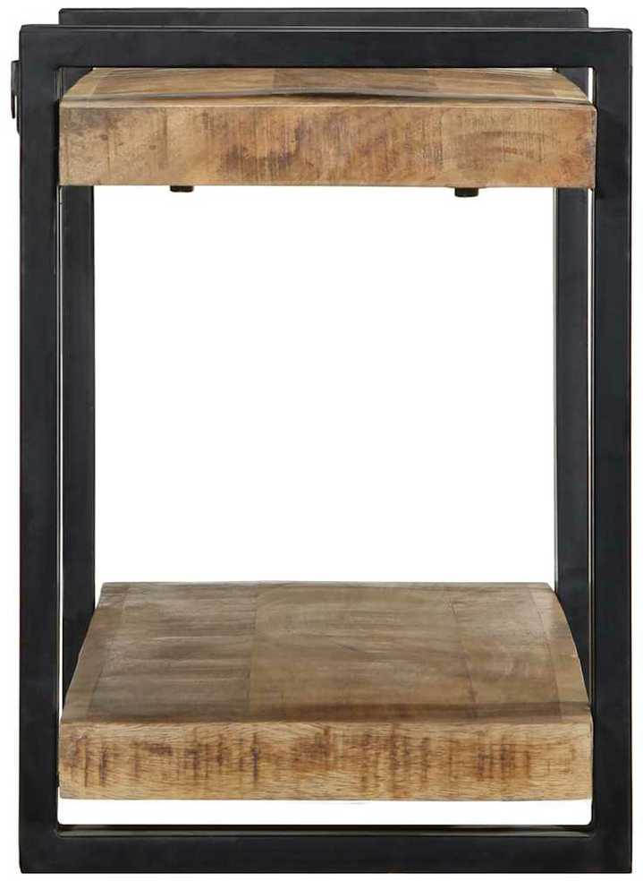 Sieninė lentyna, 90x33x45cm, neapdorota mango mediena