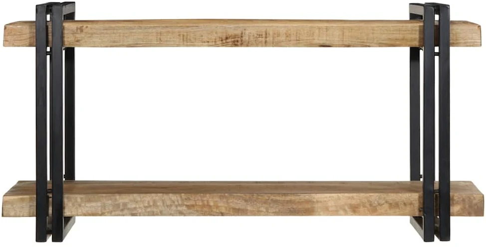Sieninė lentyna, 90x33x45cm, neapdorota mango mediena