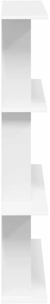 Sieninė lentyna Balta 100 x 20 x 126 cm Apdirbta mediena
