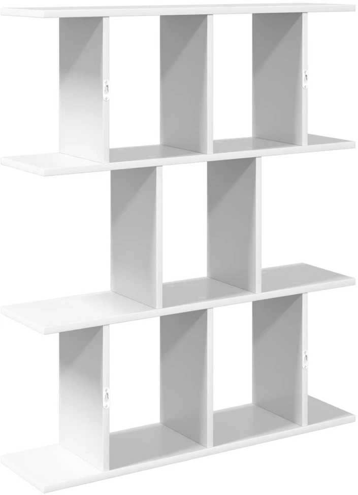 Sieninė lentyna Balta 102 x 20 x 96 cm Apdirbta mediena