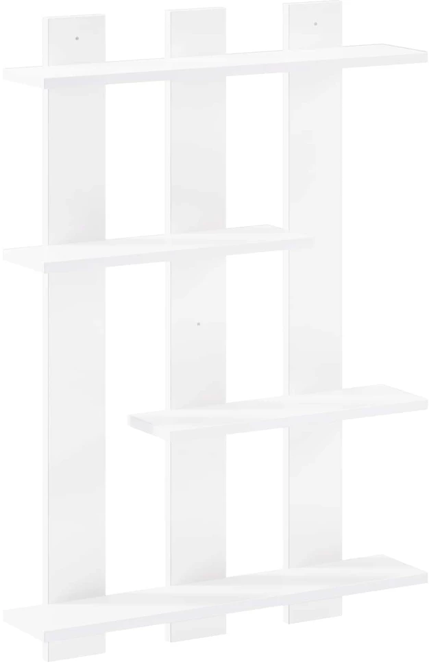 Sieninė lentyna Balta 61 x 13,5 x 88 cm Apdirbta mediena