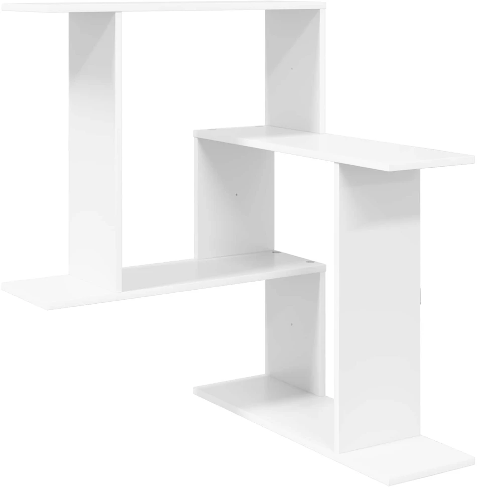 Sieninė lentyna Balta 67 x 67 x 87 cm Apdirbta mediena
