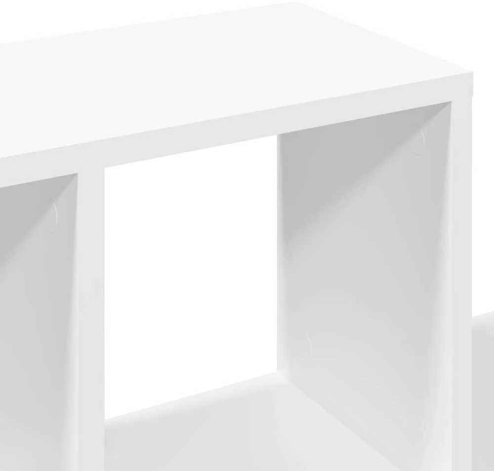 Sieninė lentyna, baltos spalvos, 100x20x53cm, apdirbta mediena