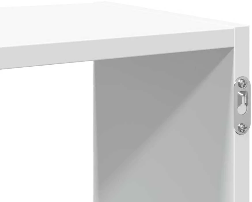 Sieninė lentyna, baltos spalvos, 100x25x50cm, apdirbta mediena