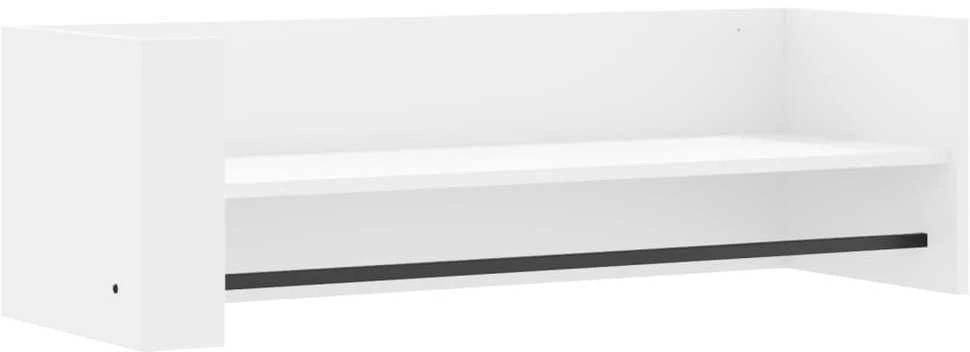Sieninė lentyna, baltos spalvos, 100x35x30,5cm, MDP