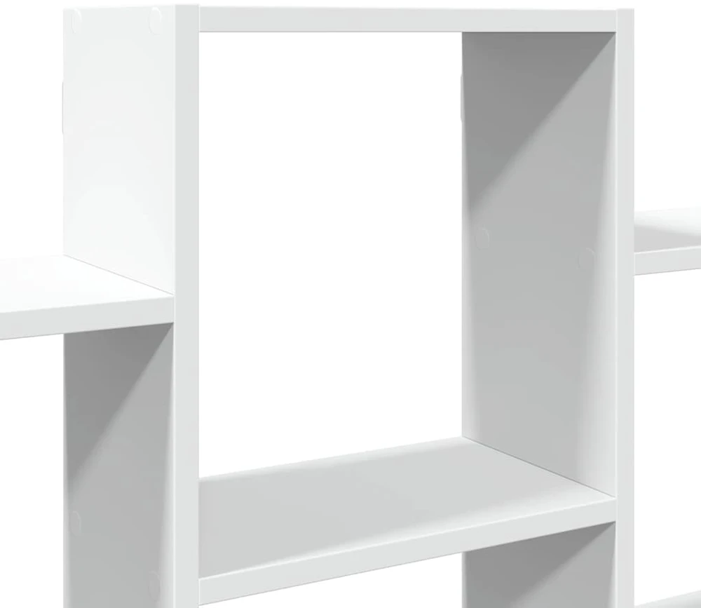 Sieninė lentyna, baltos spalvos, 159x18x66cm, apdirbta mediena