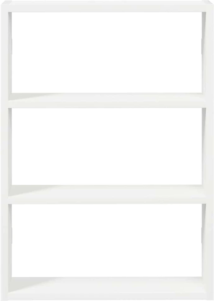 Sieninė lentyna, baltos spalvos, 43x9x60, apdirbta mediena