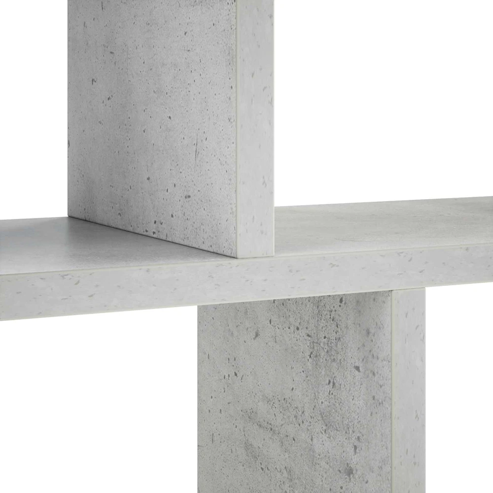 Sieninė lentyna Betono pilka 100 x 17 x 45.5 cm
